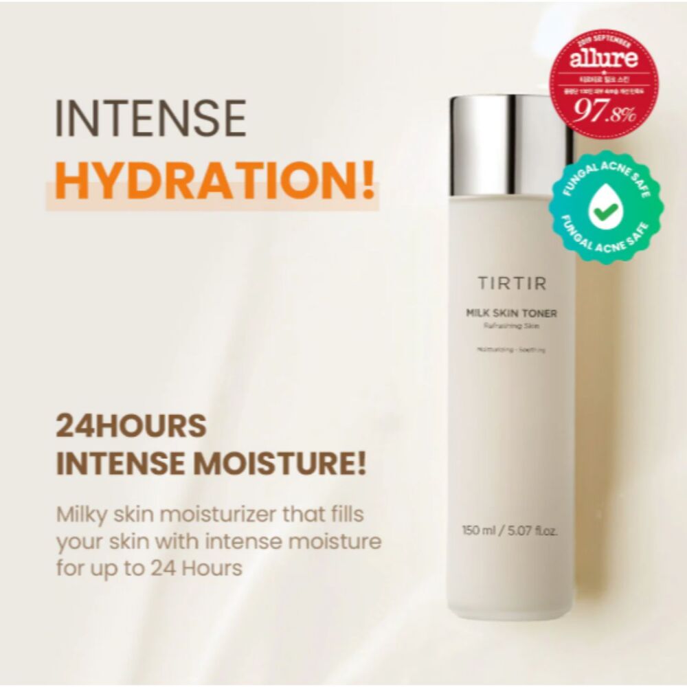 NWT TirTir Milk Toner feels SO good! You will love this. 150mL 5.07 oz Fresh - Picture 3 of 8